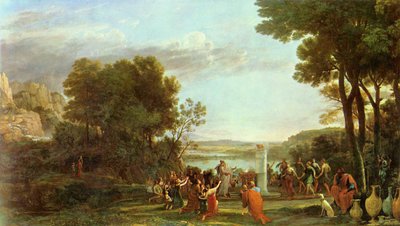 Landscape with the Adoration of the Golden Calf by Claude Lorrain